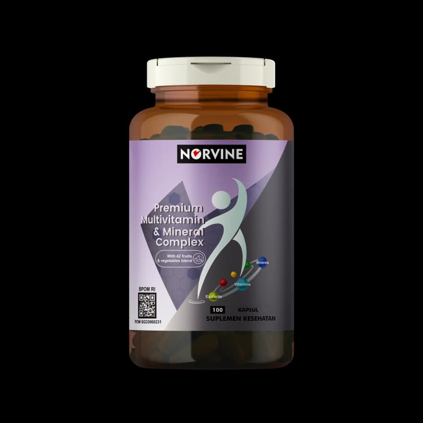 Norvine Premium Multivitamin & Mineral Complex 100 Kapsul