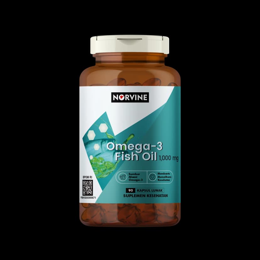 Norvine Omega-3 Fish Oil 90 Kapsul Lunak